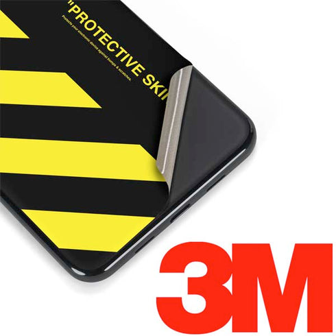 Black and Yellow Stripes Google Pixel 3a XL Skin